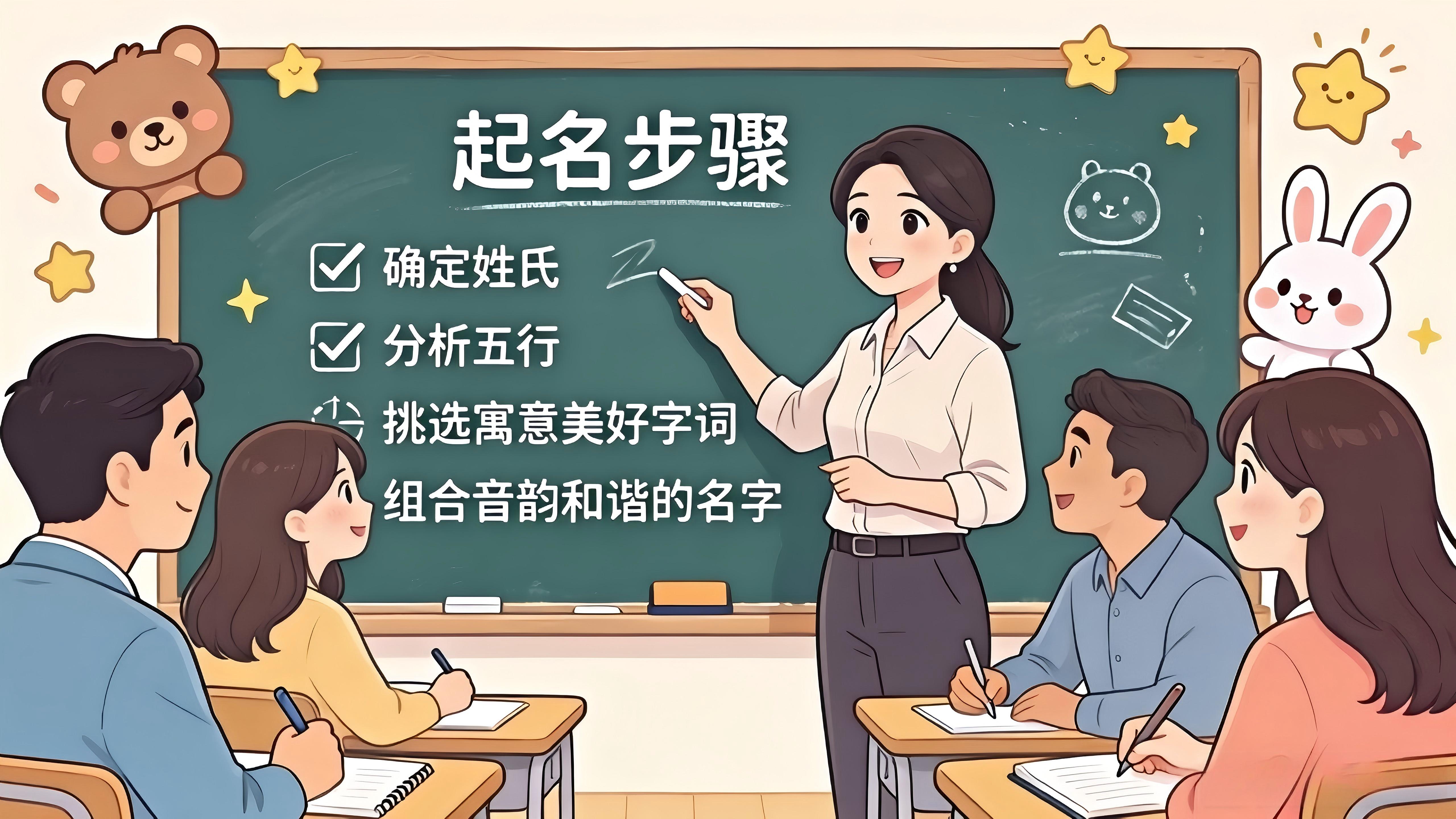 新手爸妈起名指南：三步搞定宝宝好名字